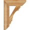 Ekena Millwork Olympic Slat Rough Sawn Bracket, Western Red Cedar, 6"W x 24"D x 32"H BKT06X24X32OLY06RWR - alternate 4